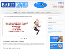 Tablet Screenshot of barretteaccounts.com